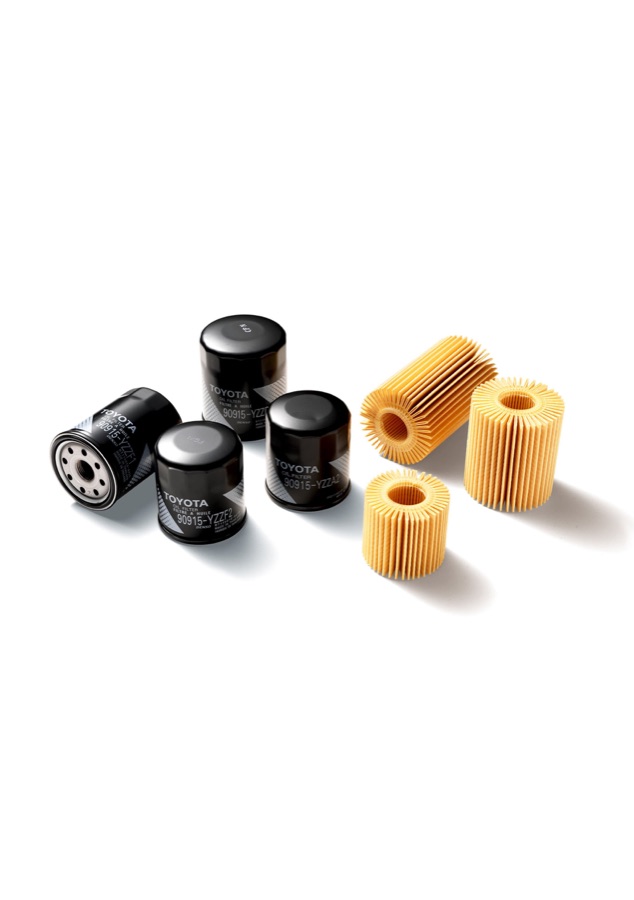 Originele Toyota oliefilters en filterelementen voor onderhoud